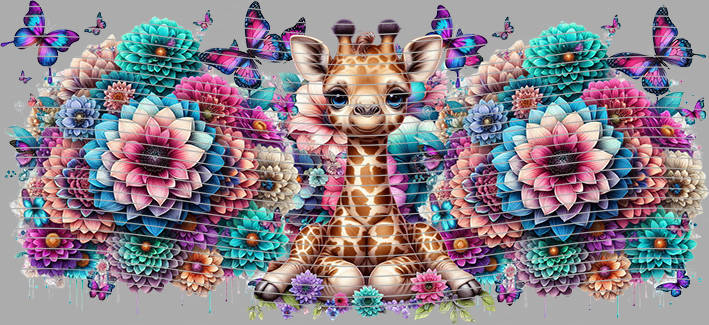 16oz Sunflower Girl-SU-66